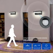 Aplică LED solară cu senzor SUN SENSE LED/10W/3,7V 4000 mAh IP44