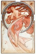 Reproducere La danse Lithographs series, Alfons Mucha