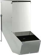 vidaXL Urmărire pentru iepuri Argintiu 12,5 x 26 x 28,5 cm