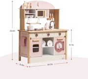 Bucatarie copii din lemn Picablu