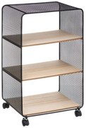 Dulap pe roți SOUTH BAY, 3 rafturi, structură ajurata