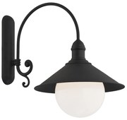 Aplica de perete exterior stil clasic ERBA BIS neagra