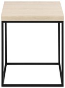 Măsuță auxiliară cu blat cu aspect de marmură 40x40 cm Barossa – Actona