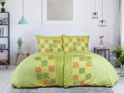 Lenjerie de pat din microsaten VELLARI, verde Dimensiune lenjerie de pat: 70 x 90 cm | 140 x 200 cm