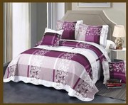 Set Cuvertura 5 Piese, Bumbac Finet - Mov Royal