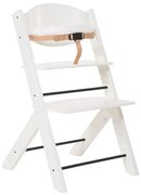 Scaun masa bebe din lemn reglabil Treppy Alb recomandat de la 6 luni pana la 90kg