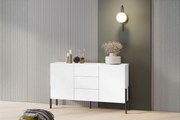 Comodă cu sertare Wezilo 154 cm - alb supermat