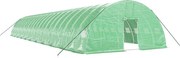 vidaXL Seră cu cadru din oțel, verde, 132 m², 22x6x2,85 m