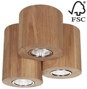 Plafonieră Spot-Light 2066374 WOODDREAM 3xGU10/6W/230V