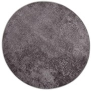 vidaXL Covor lavabil, gri, φ120 cm , antiderapant