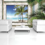 Fototapet - Plajă, mare, nisip (152,5x104 cm)