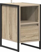 vidaXL Noptieră cu sertar Sonoma 39,5 x 30 x 50 cm Lemn compozit