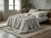 Lenjerie de pat PURELY muselina gri deschis Dimensiunile lenjeriei: 80 x 80 cm | 135 x 200 cm