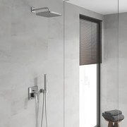 Sistem dus Grohe Eurocube Perfect, incastrat, palarie dus fix 250 mm, 1 pulverizare, crom-25239000