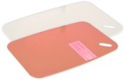 Set de plăci de tăiat EH 2 bucăți, crem+coral