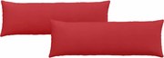 vidaXL Perne pentru canapea 2 pcs Roșu 120 x 40 cm țesătură