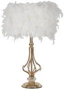 Mauro Ferretti Lampa De Masa Tarty Alba cm Ø 25X54 | Aosom Romania