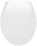 Capac WC cu închidere lentă Wenko Kos, 44 x 37 cm, alb
