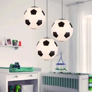 Plafonieră suspendată în formă de minge de fotbal