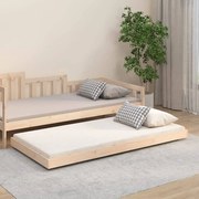 vidaXL Cadru pat fără saltea, 90x190 cm, lemn masiv de pin