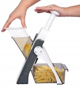 Zaparkorun Tăiător multifuncțional de legume reglabil - alb-gri