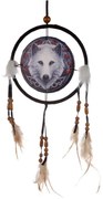 Dreamcatcher lup Gardianul Toamnei - Lisa Parker 16 cm