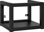 vidaXL Cadru chiuvetă de baie pentru perete, negru, 40x38x31 cm, fier