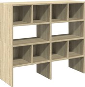 vidaXL Rafturi pantofi 2 buc Stejar Sonoma stivuibile 89,5x30x40 cm