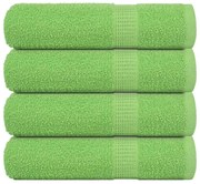 vidaXL Prosoape de duș 4 buc Verde măr 70x140 cm 360 g/m² 100% bumbac
