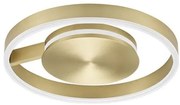 Lustra circulara aluminiu bronze LED CCT SIENA 40cm