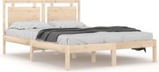 vidaXL Cadru de pat King Size, 150x200 cm, lemn masiv