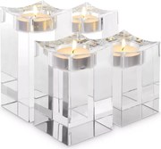 Set de 4 suporturi pentru lumanari Giancarlo L