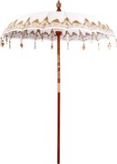 vidaXL Parasol Balinez Crem 185 x 185 x 260 cm