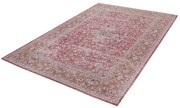 Covor oriental din bumbac OLD MARRAKESCH 240x160 cm, rosu cu model floral