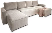 Coltar in forma de U SMART COSARO 295x140 cm, crem