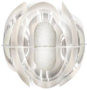 Aplica moderna design Art Deco realizata manual Fiordlys White