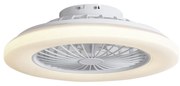 Ventilator de tavan alb 48,5 cm incl. LED Dimmable RGB cu telecomandă - Clemo
