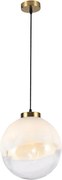 Lustră pe cablu VANA 1xE27/40W/230V crem/auriu