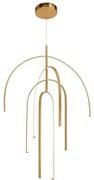 Lustra LED design modern Lora auriu