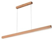 Lustră LED pe cablu LED/22W/230V 4000K 120 cm fag/lemn masiv