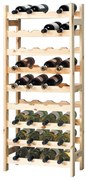 Kesper 69360 Raft pentru vin 36 sticle pin, 120 x51 x 27 cm