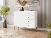 Comodă Probazzo 1D4SZ (Alb + auriu) . 1103667