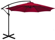 Umbrela de soare suspendata 2,7 m-rosu