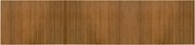 vidaXL Covor dreptunghiular, maro, 70x300 cm, bambus