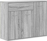 vidaXL Servantă, sonoma gri, 88x30x70 cm, lemn compozit
