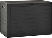 vidaXL Ladă de depozitare pentru grădină, antracit, 78 x 44 x 55 cm