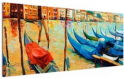Tablou - Port în Veneția (120x50 cm)