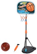 HOMCOM Set Baschet Portabil pentru Copii, Coș cu Înălțime Reglabilă, Joc Sportiv Interior/Exterior, Multicolor | Aosom Romania