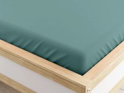 Cearceaf cu elastic din microfibra mentol 180x200 cm
