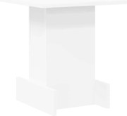 vidaXL Masă laterală Alb 35,5 x 35 x 40 cm Lemn compozit